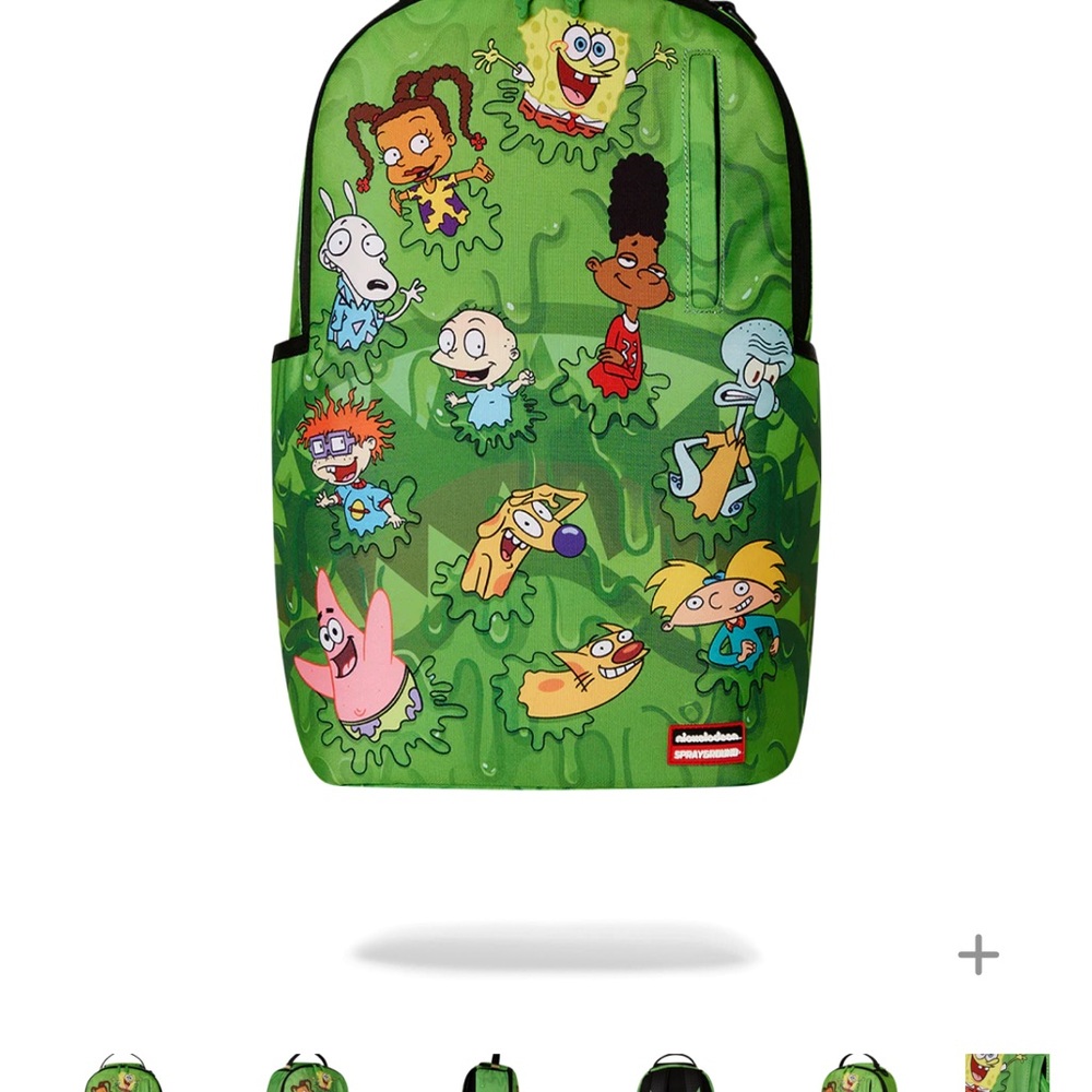 Nickelodeon Green Character Backpack for Kids